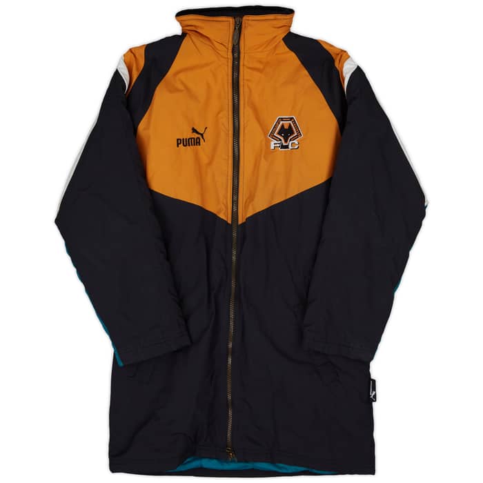 1996-97 Wolves Puma Hooded Rain Jacket - 7/10 - (S)