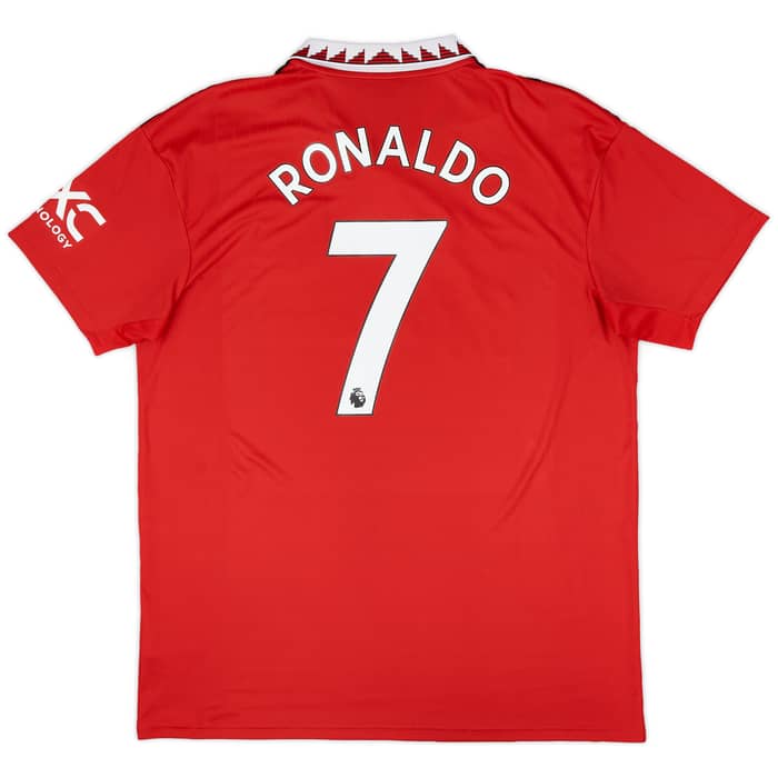 2022-23 Manchester United Home Shirt Ronaldo #7 - 7/10 - (XL)
