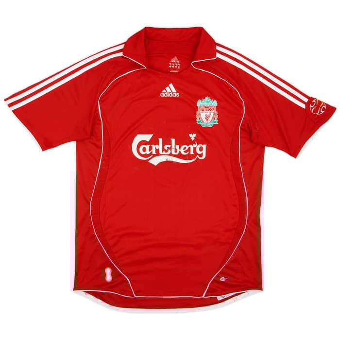 2006-08 Liverpool Home Shirt Gerrard #8 - 5/10 - (M)