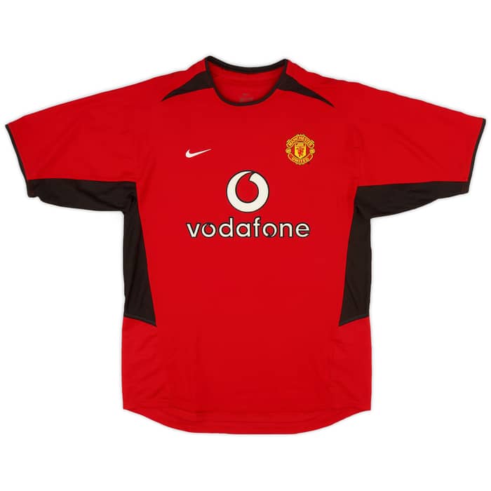 2002-04 Manchester United Home Shirt Fortune #25 - 5/10 - (M)