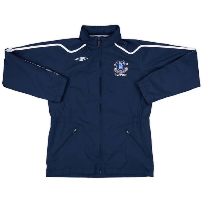 2007-08 Everton Umbro Hooded Rain Jacket - 7/10 - (M)