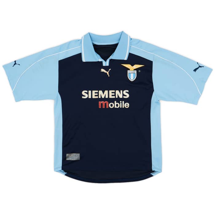 2001-02 Lazio European Away Shirt Crespo #10 - 6/10 - (M)