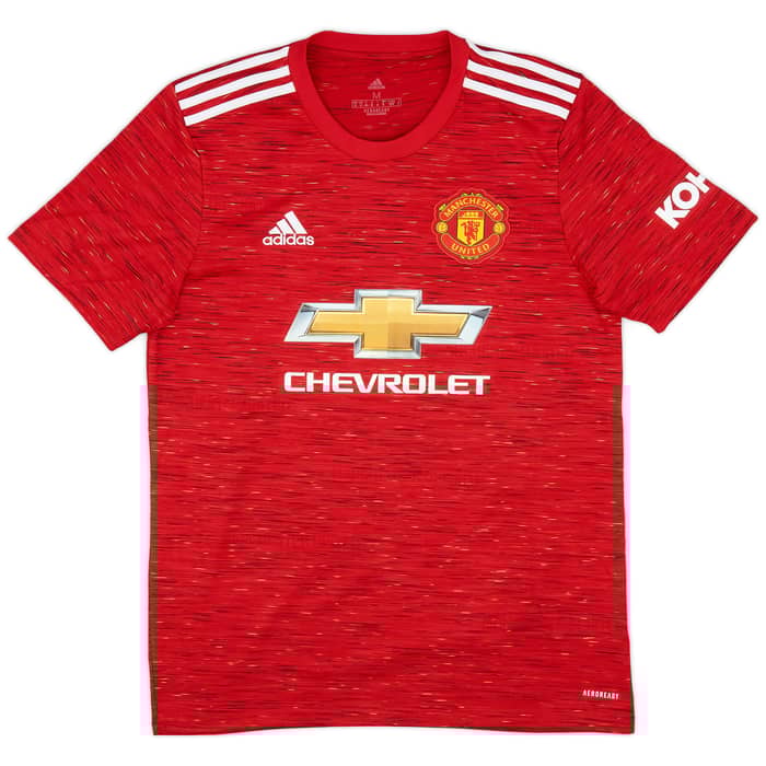 2020-21 Manchester United Home Shirt B.Fernandes #18 - 9/10 - (M)