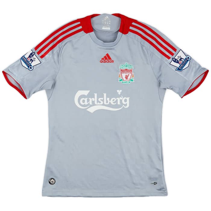 2008-09 Liverpool Away Shirt Gerrard #8 - 8/10 - (S)