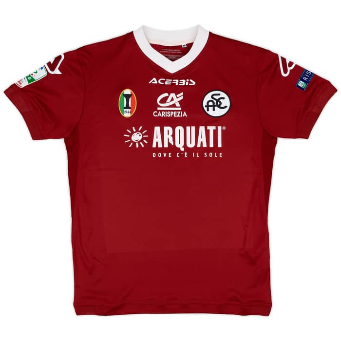 2016-17 Spezia Match Issue GK Shirt Barone #37