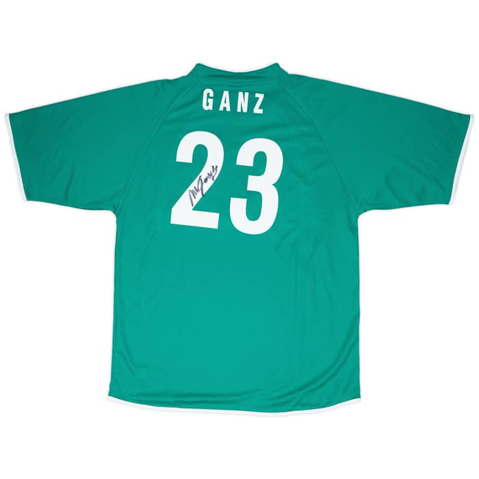 2009 Padania Match Issue Signed Home Shirt Ganz #23
