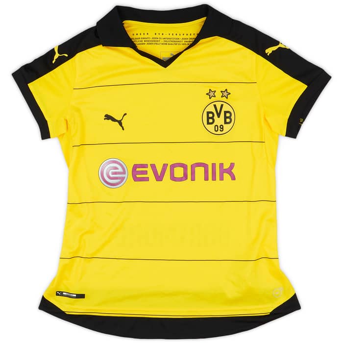 2015-16 Borussia Dortmund Home Shirt - 7/10 - (Women's M)