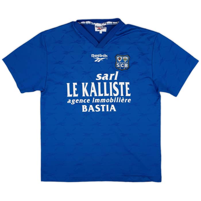 1999-00 Bastia Reebok Training Shirt #9 - 8/10 - (M)