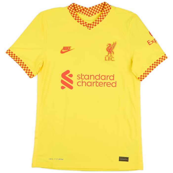 2021-22 Liverpool Authentic Third Shirt Firmino #9 - 10/10 - (S)