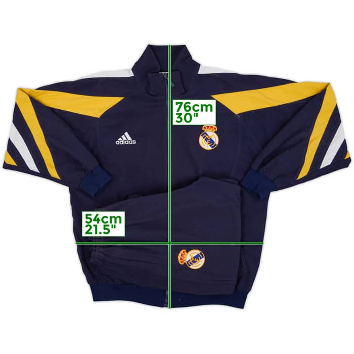 1998-99 Real Madrid adidas Tracksuit - 7/10 - (M/L)