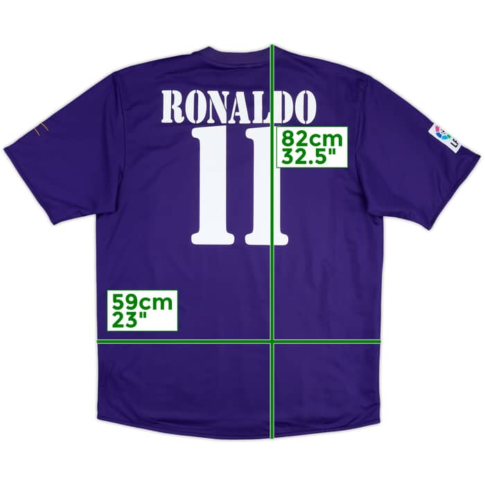 2002-03 Real Madrid Centenary Third Shirt Ronaldo #11 - 6/10 - (XL)
