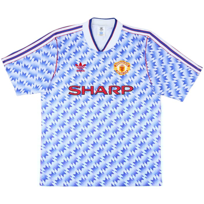 1990-92 Manchester United Away Shirt - 10/10 - (M)