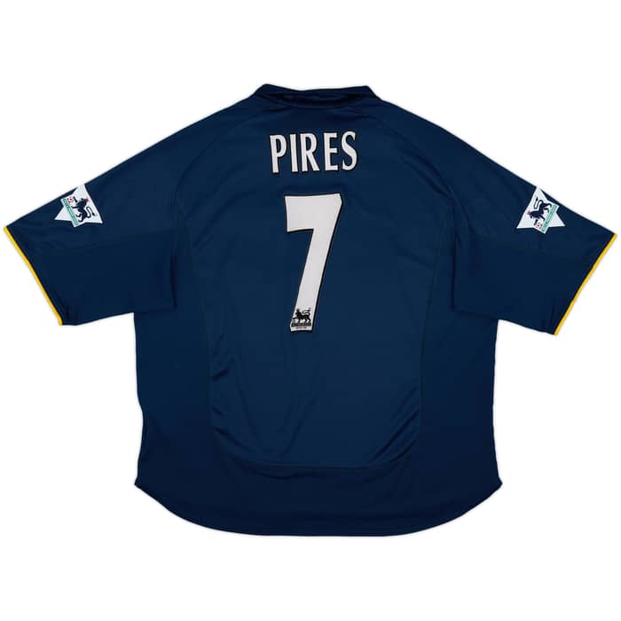 2000-02 Arsenal European Shirt Pires #7 - 8/10 - (XXL)