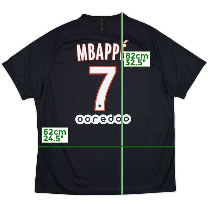2019-20 Paris Saint-Germain Fourth Shirt Mbappe #7 - 10/10 - (XXL)