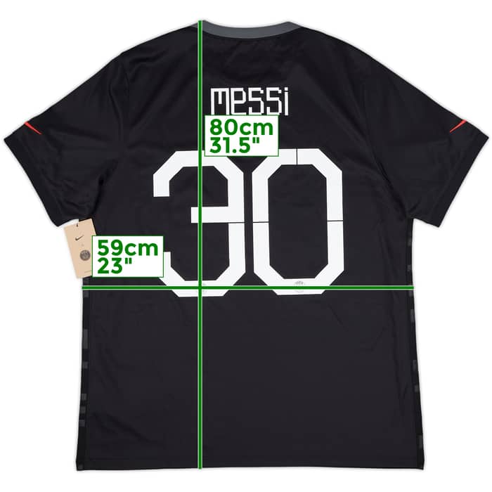2021-22 Paris Saint-Germain Third Shirt Messi #30 (XL)