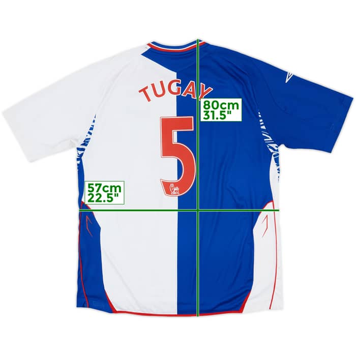 2007-08 Blackburn Home Shirt Tugay #5 - 7/10 - (XL)
