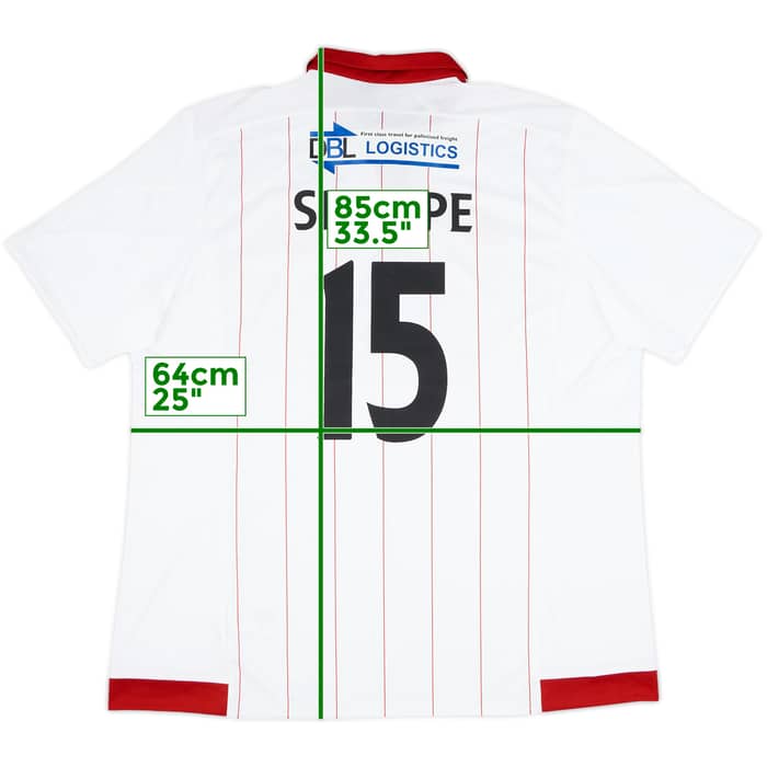 2015-16 Sheffield United Home Shirt Sharpe #15 (XXL)