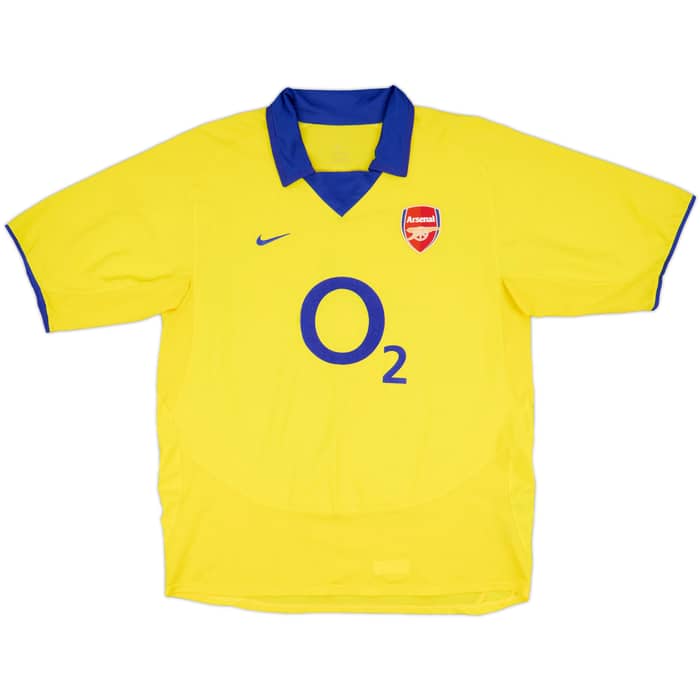 2003-05 Arsenal Away Shirt Vieira #4 - 8/10 - (L)