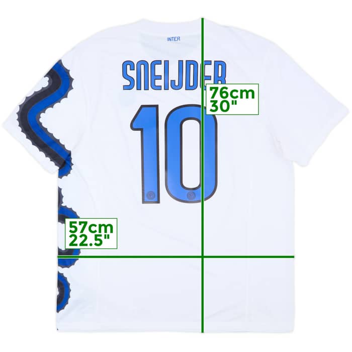 2010-11 Inter Milan Away Shirt Sneijder #10 - 10/10 - (XL)