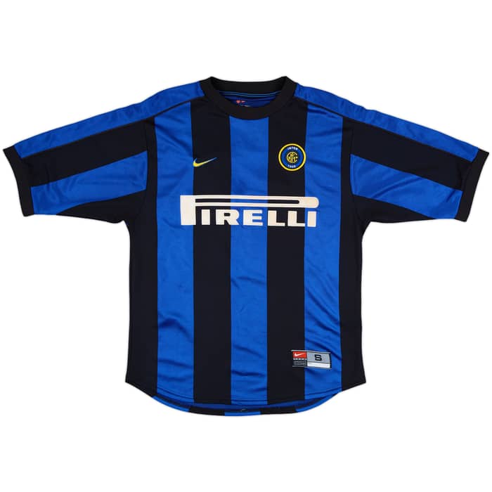 1999-00 Inter Milan Home Shirt Baggio #10 - 7/10 - (S)