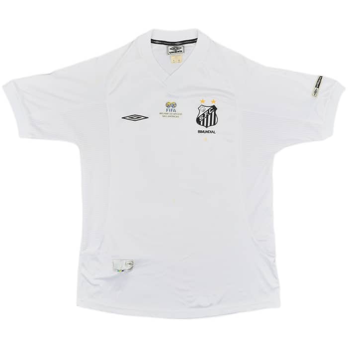 2001 Santos Home Shirt #10 - 5/10 - (L)
