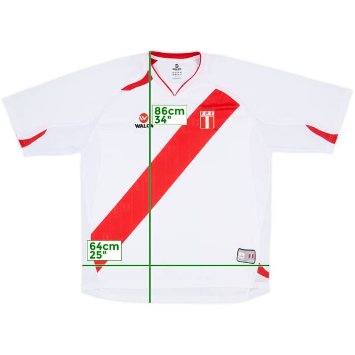 2007-09 Peru Home Shirt - 9/10 - (XXL)