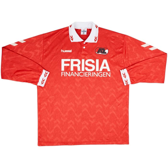 1996-98 AZ Alkmaar Home L/S Shirt - 8/10 - (XXL)