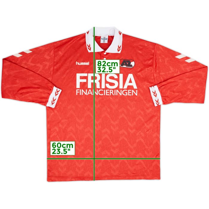 1996-98 AZ Alkmaar Home L/S Shirt - 8/10 - (XXL)