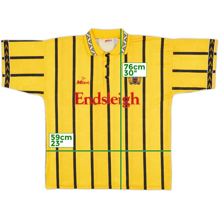 1993-95 Burnley Away Shirt - 8/10 - (XL)