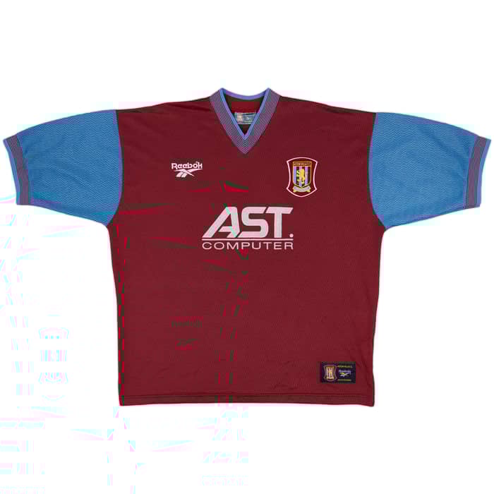 1997-98 Aston Villa Home Shirt Yorke #10 - 8/10 - (XL)
