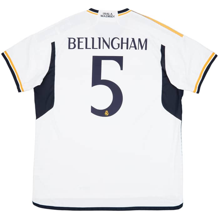 2023-24 Real Madrid Authentic Home Shirt Bellingham #5 (XXL)