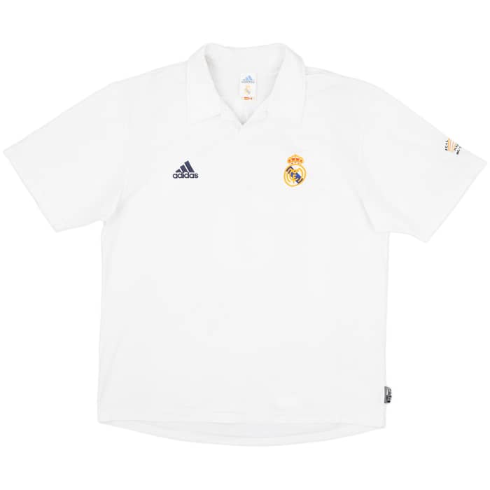 2001 Real Madrid Home Shirt Zidane #5 - 6/10 - (L)