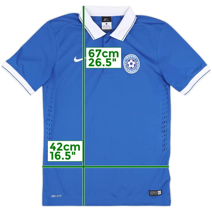 2014-16 Estonia Home Shirt - 8/10 - (S)