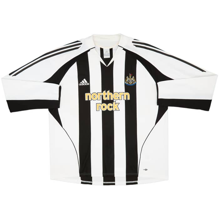 2005-07 Newcastle Home L/S Shirt Solano #4 - 9/10 - (XXL)