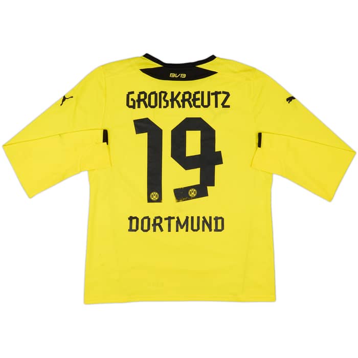2013-14 Borussia Dortmund Home L/S Shirt Grosskreutz #19 - 4/10 - (XL)