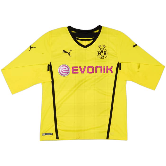 2013-14 Borussia Dortmund Home L/S Shirt Grosskreutz #19 - 4/10 - (XL)