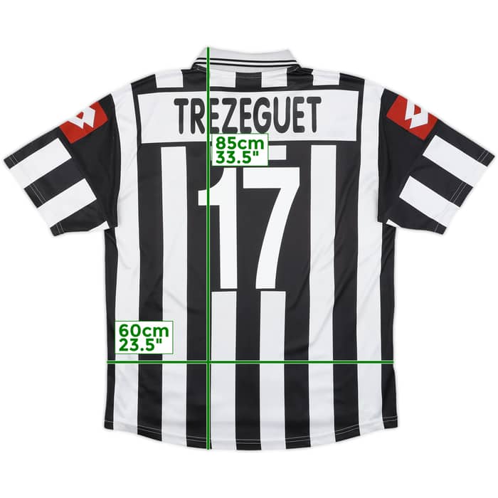 2001-02 Juventus Home Shirt Trezeguet #17 - 6/10 - (L)