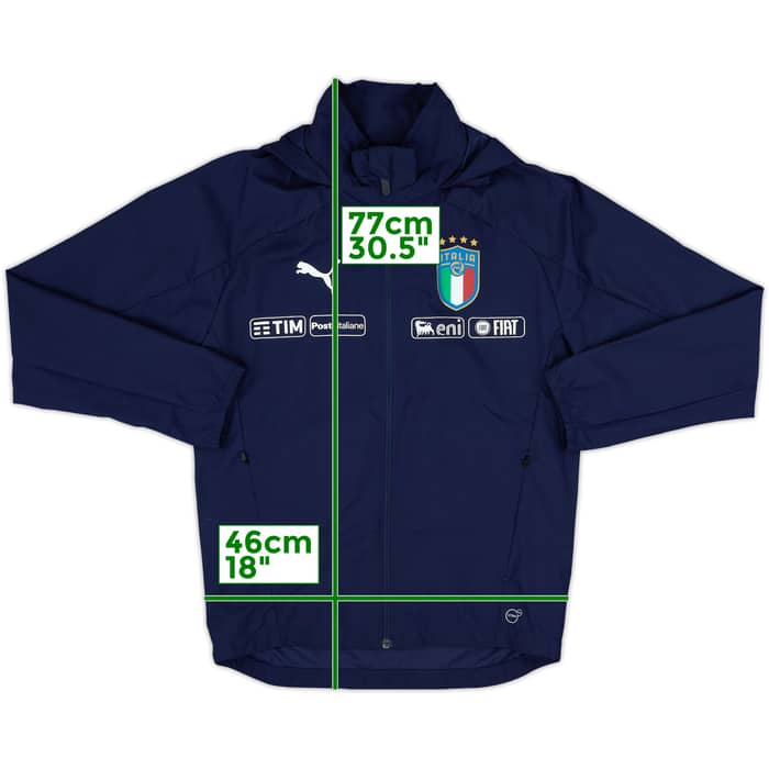 2018-19 Italy Puma Hooded Track Jacket - 8/10 - (XS)