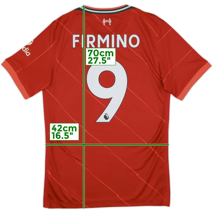 2021-22 Liverpool Home Shirt Firmino #9 - 10/10 - (S)