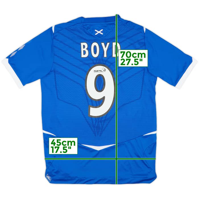 2008-09 Rangers Home Shirt Boyd #9 - 8/10 - (S)