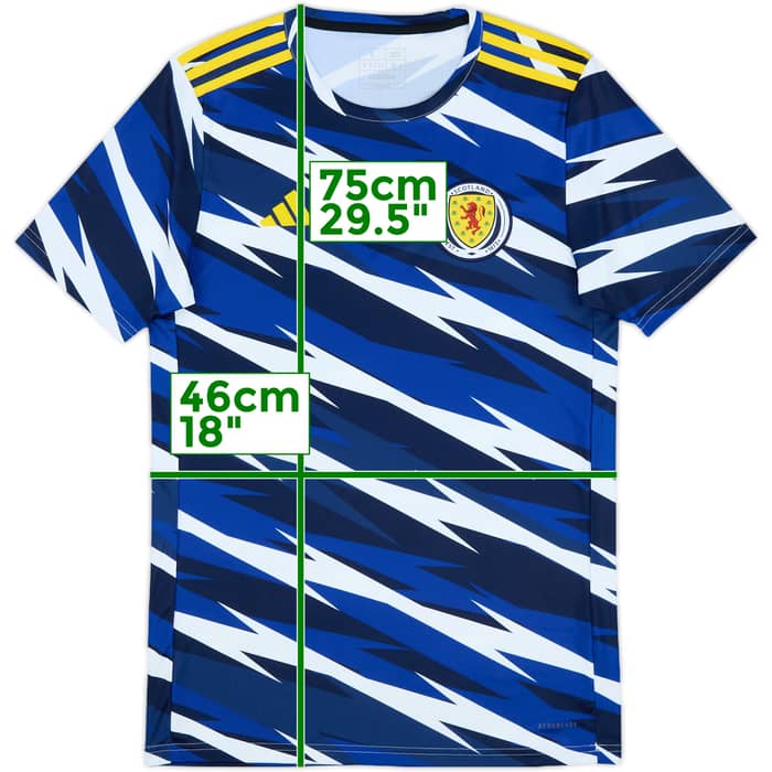 2021-22 Scotland adidas Training Shirt - 9/10 - (S)