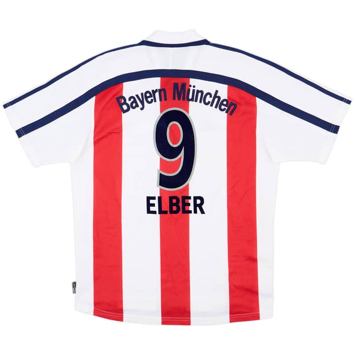 2000-01 Bayern Munich Away Shirt Elber #9 - 5/10 - (M)