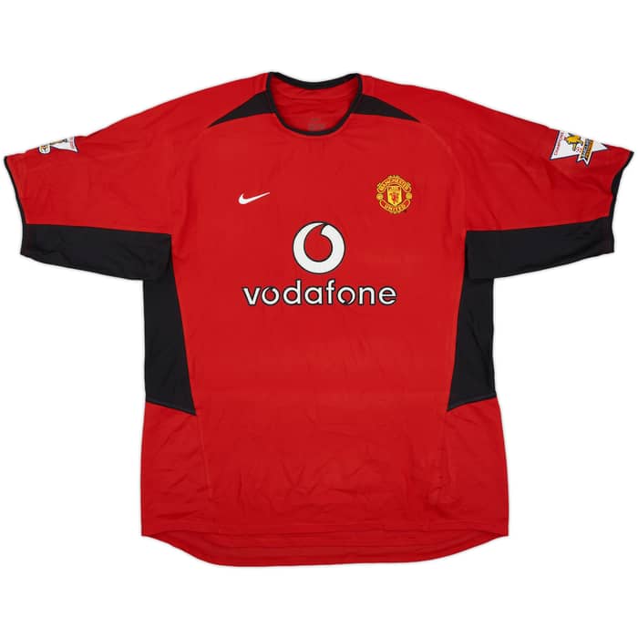 2002-04 Manchester United Home Shirt Forlan #21 - 6/10 - (L)
