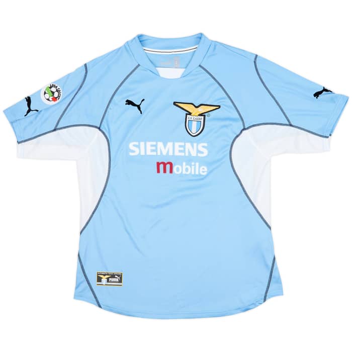 2001-02 Lazio Home Shirt Crespo #10 - 9/10 - (L)