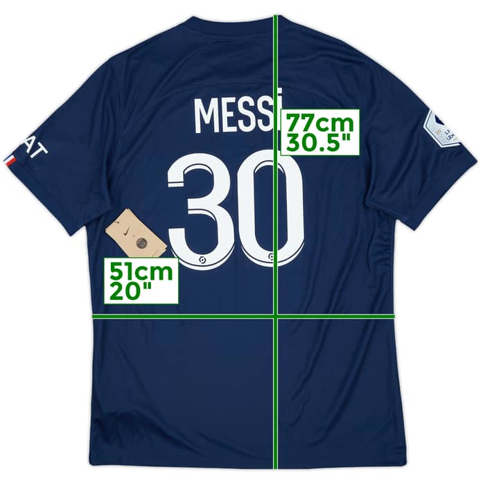2022-23 Paris Saint-Germain Home Shirt Messi #30 (L)