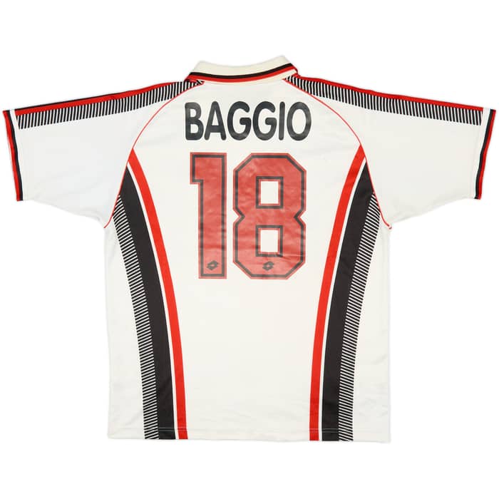 1997-98 AC Milan Away Shirt Baggio #18 - 7/10 - (L)