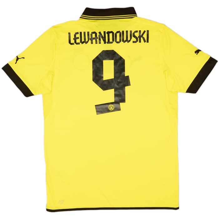 2012-13 Borussia Dortmund Home Shirt Lewandowski #9 - 9/10 - (L)