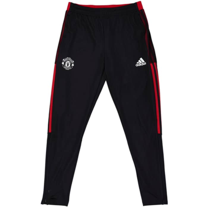 2021-22 Manchester United adidas Track Pants/Bottoms - 9/10 - (M)