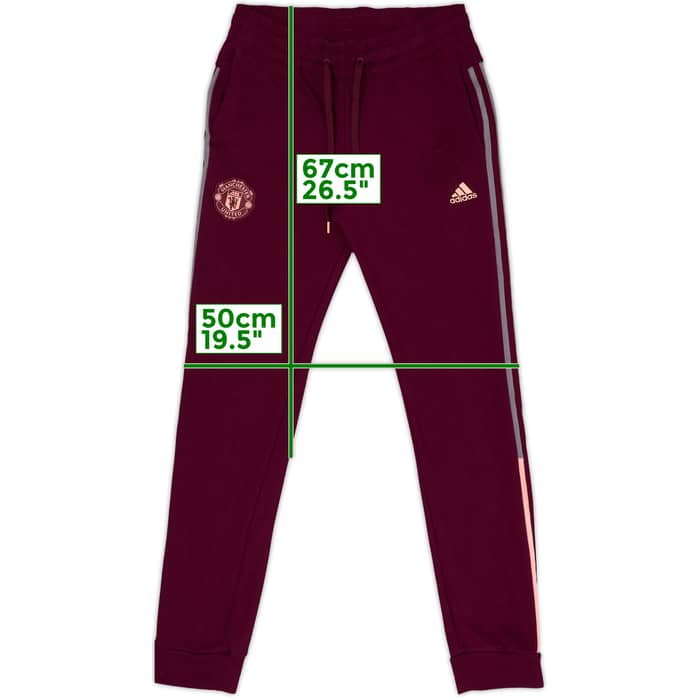 2020-21 Manchester United adidas Track Pants/Bottoms - 9/10 - (Women's S)