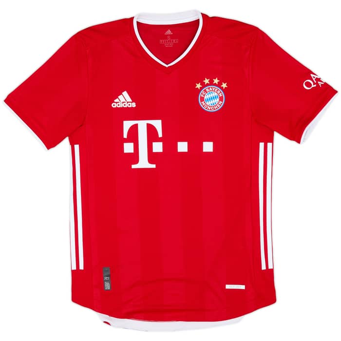 2020-21 Bayern Munich Authentic Home Shirt Lewandowski #9 - 8/10 - (S)